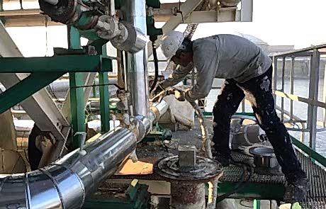 Amonyak tesisatı poliüretan enjeksiyon uygulaması